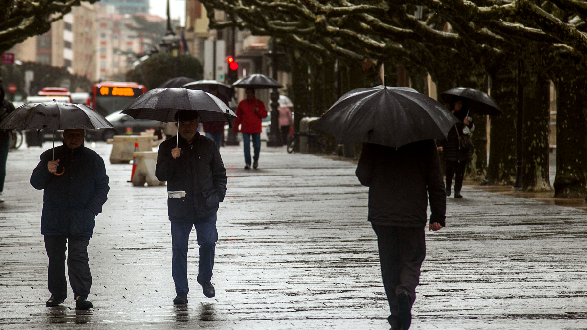 La previsión es que llueva toda la semana.