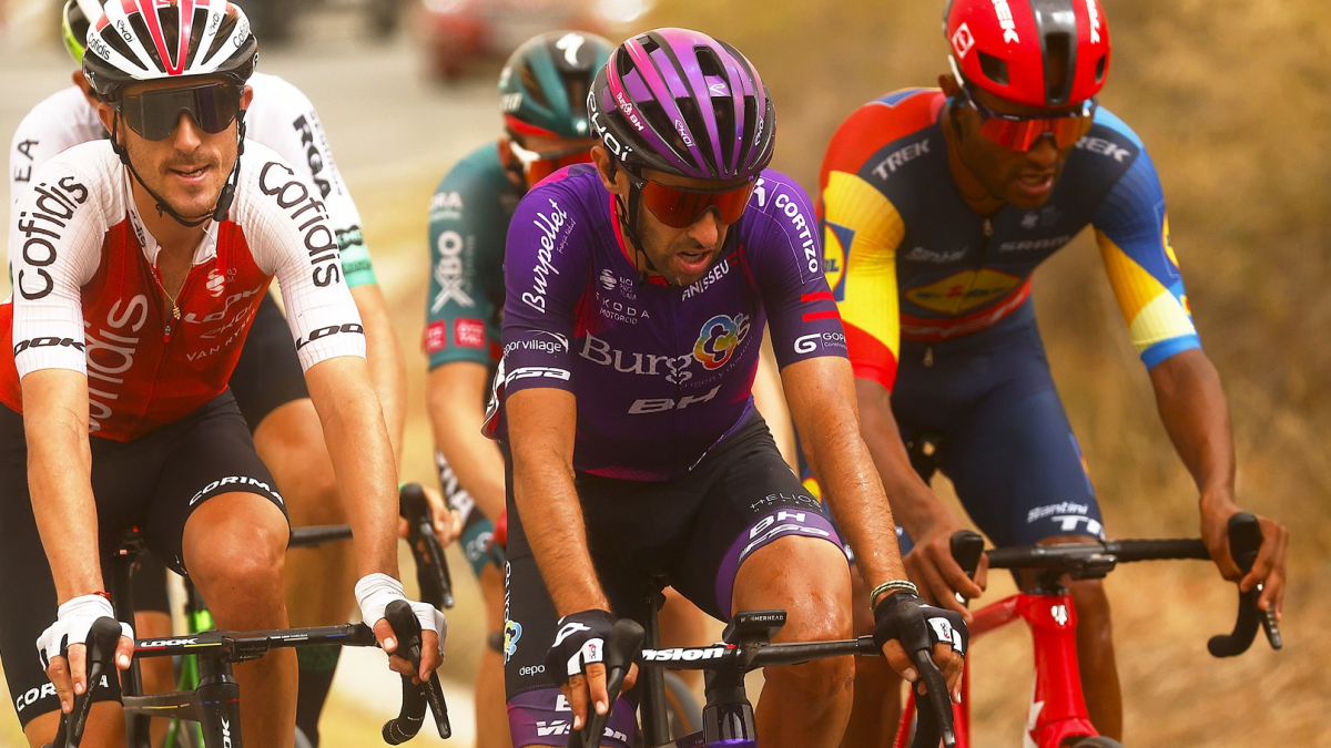 Dani Navarrio entró en la escapada del día.