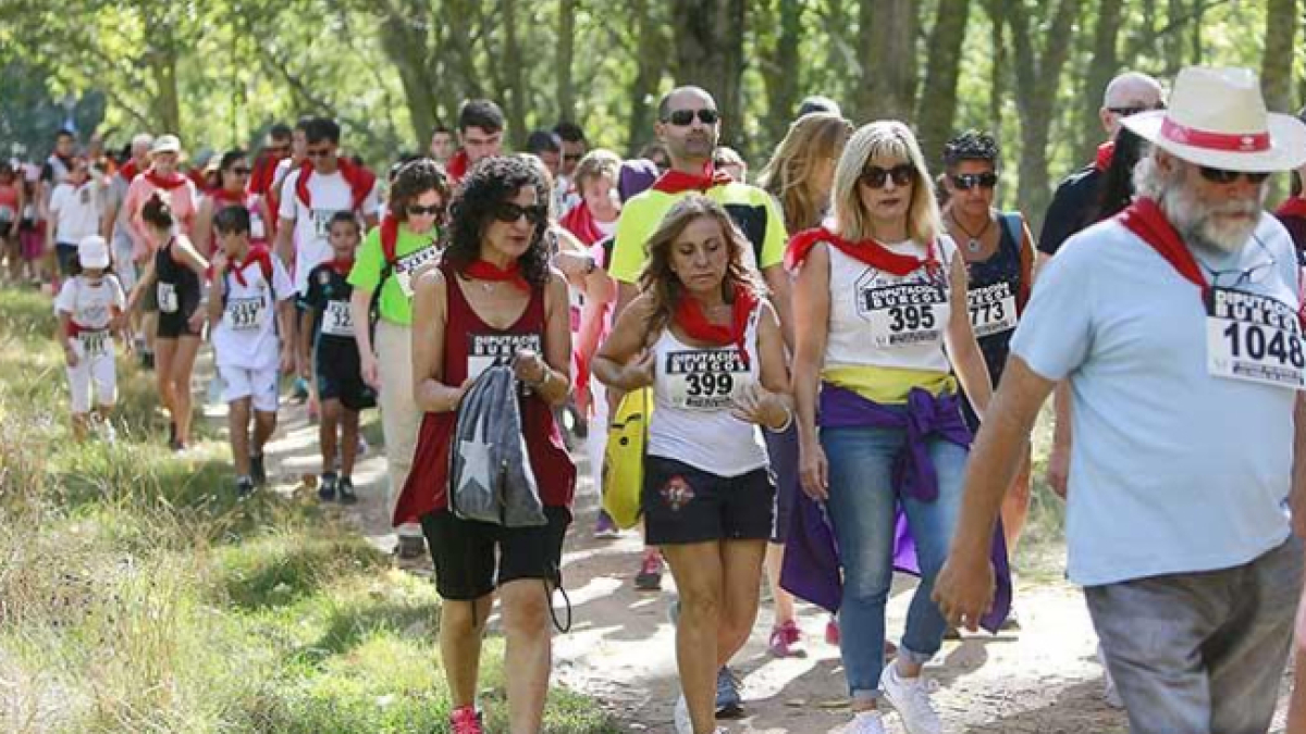 Instante de una marcha pasada.