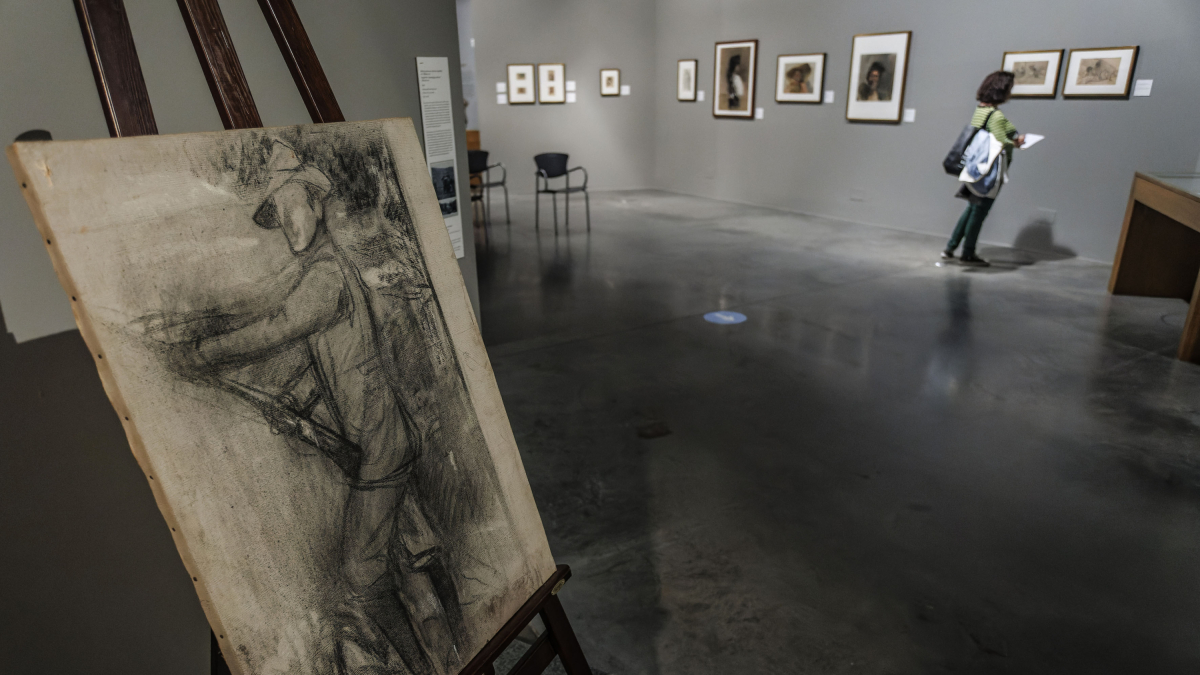La muestra 'Sorolla. Dibujante sin descanso' puede contemplarse hasta el 19 de noviembre en la sala Pedro Torrecilla.