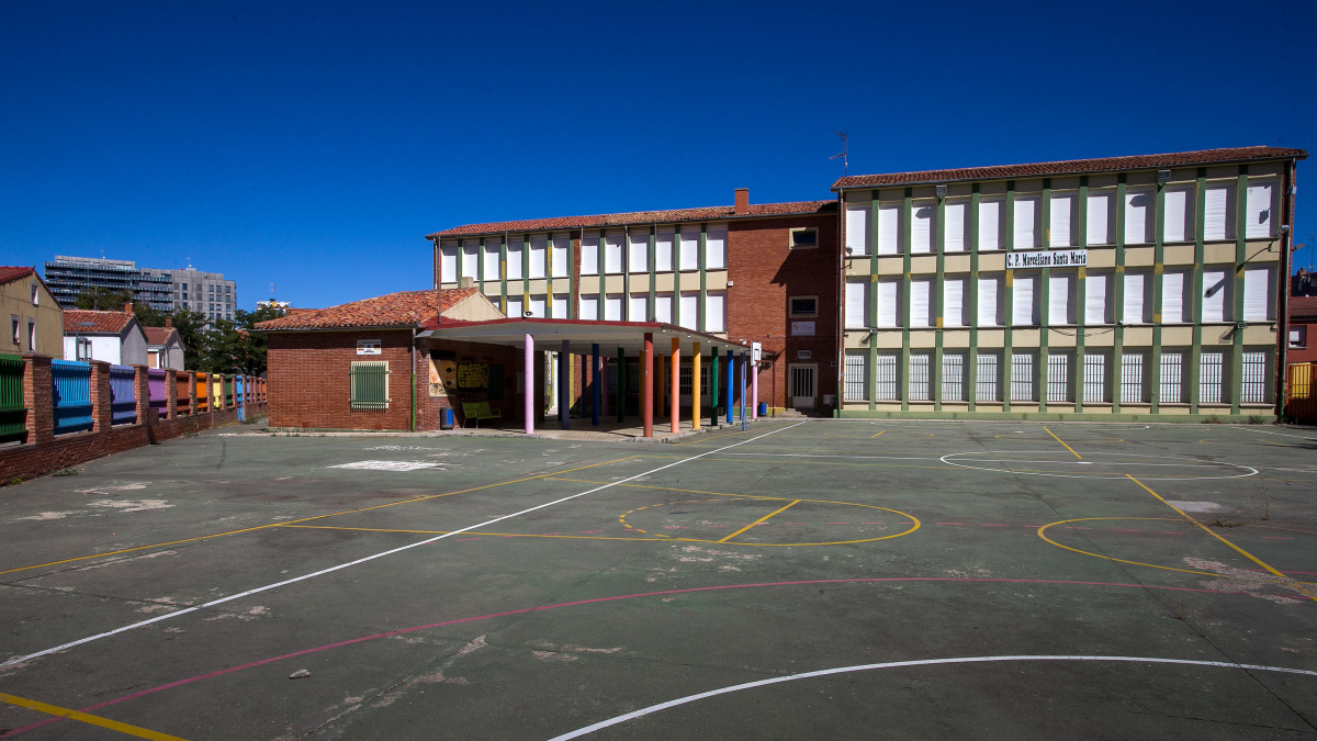 El colegio Marceliano Santa María, en la Barriada Inmaculada, está cerrado desde el curso 2022/2023.