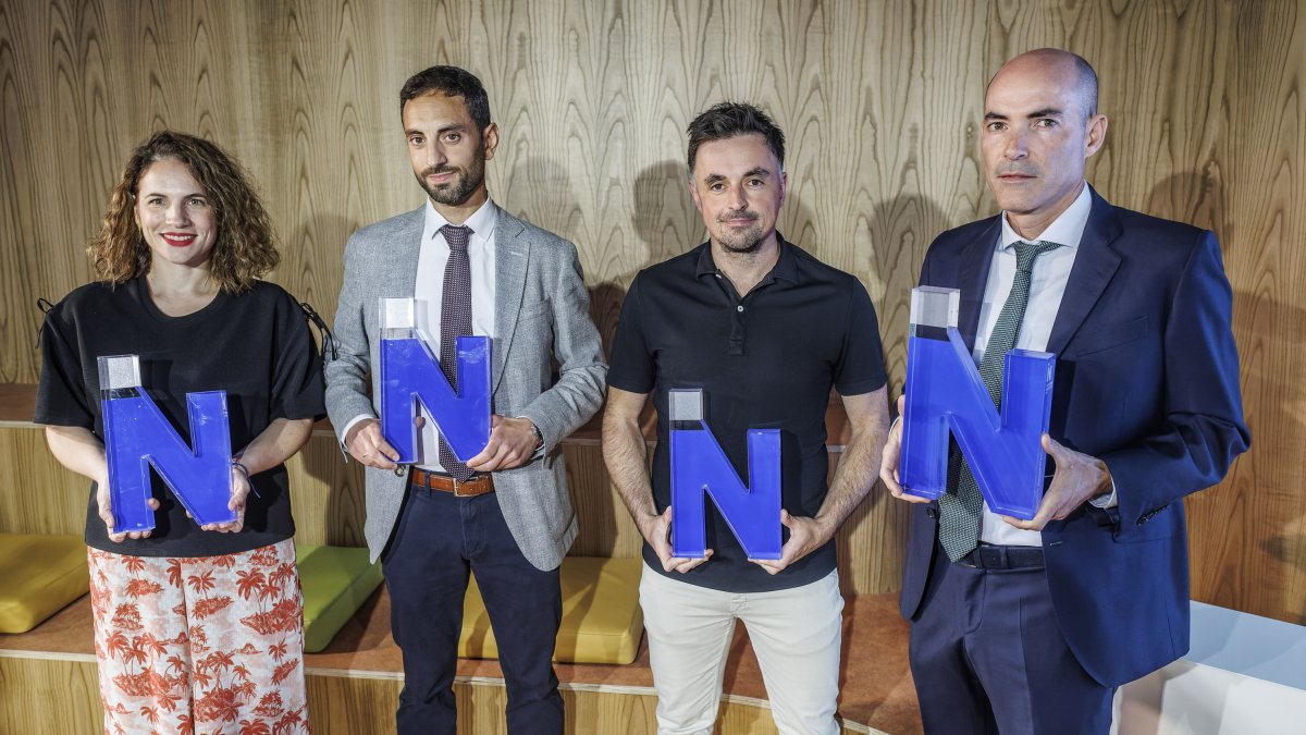 Representantes de los cuatro negocios burgaleses galardonados en los XIII Premios FAE Innovación.