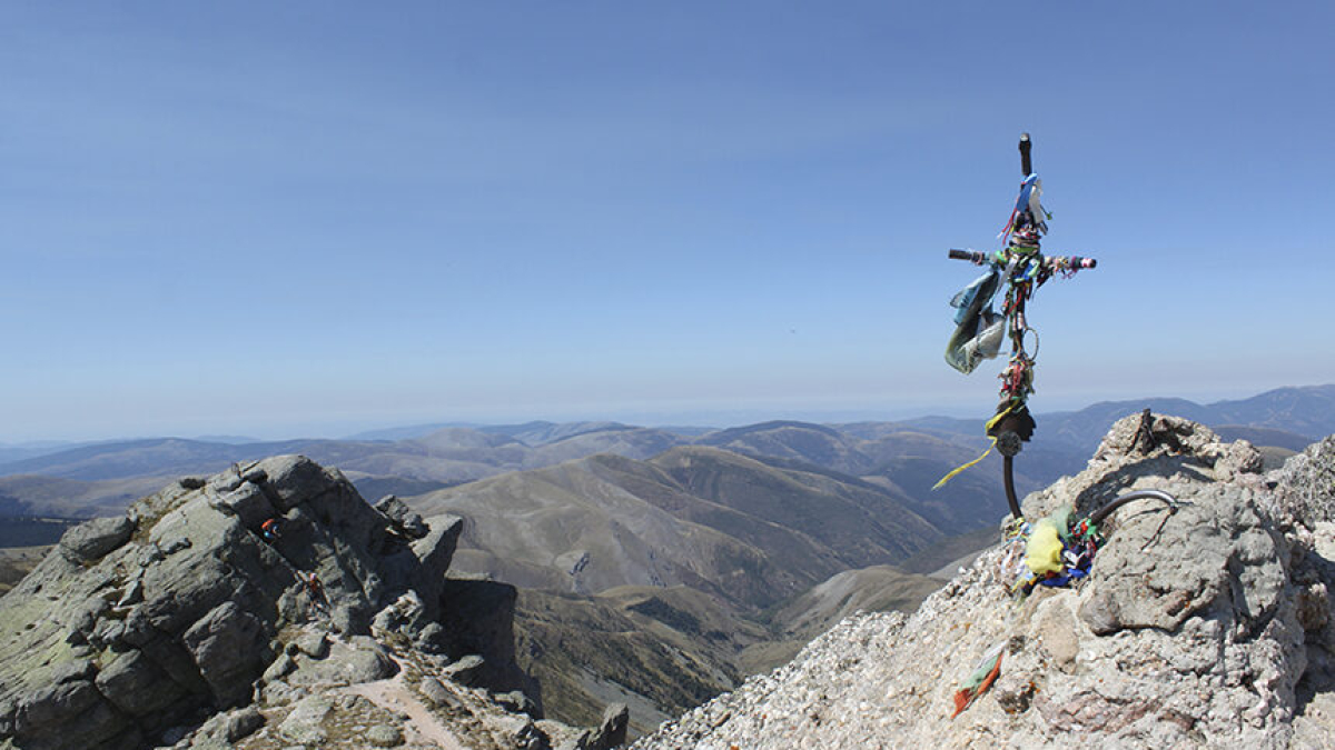 El Pico de Urbión, en la provincia de Soria en la frontera con Burgos.
