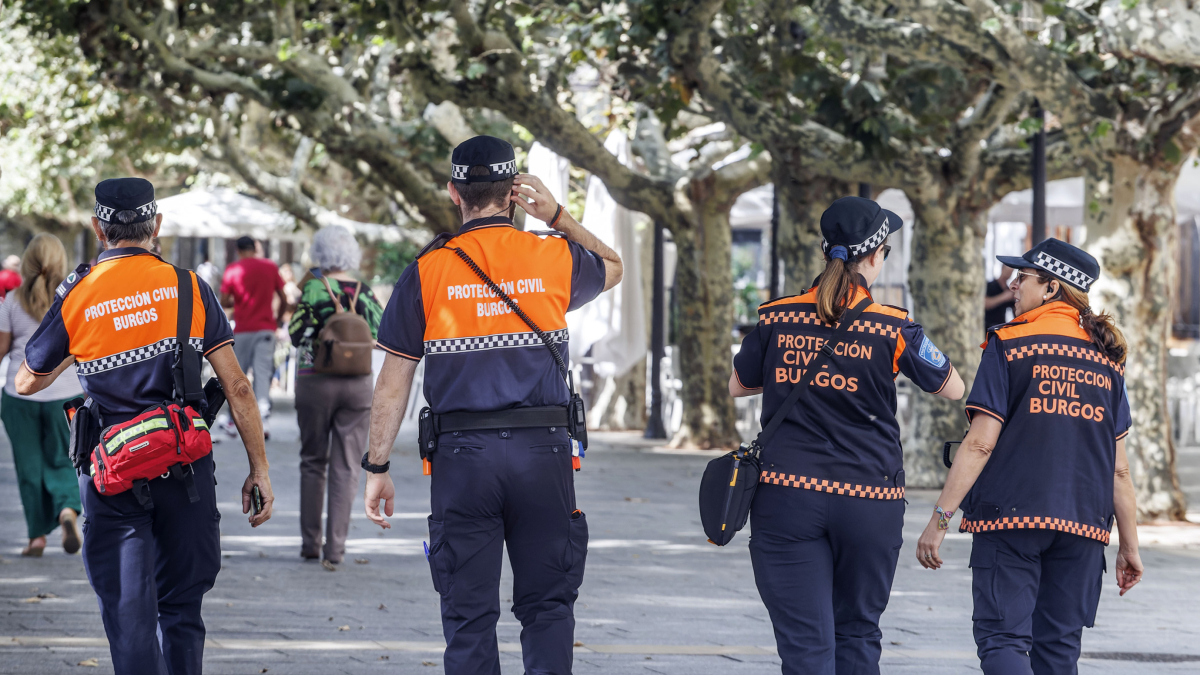 Imagen de voluntarios de Protección Civil.