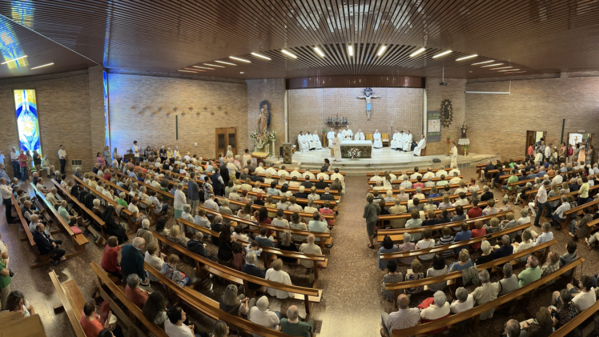 Imagen de la celebración de la última eucaristía