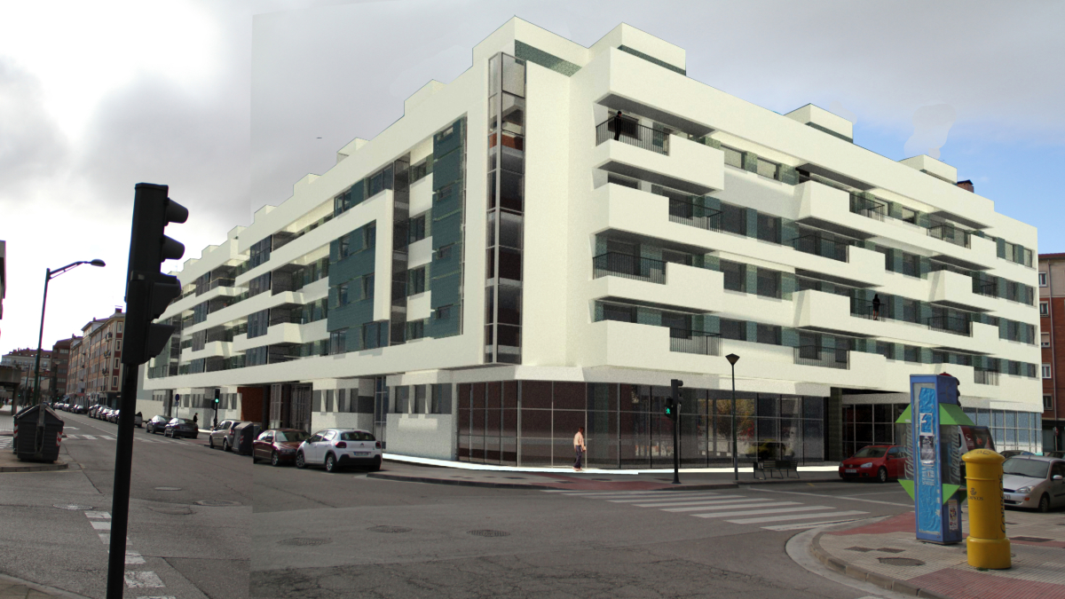 Recreación del nuevo edificio que se construirá entre las calles San José, Molinillo y Andrés Martínez Zatorre.