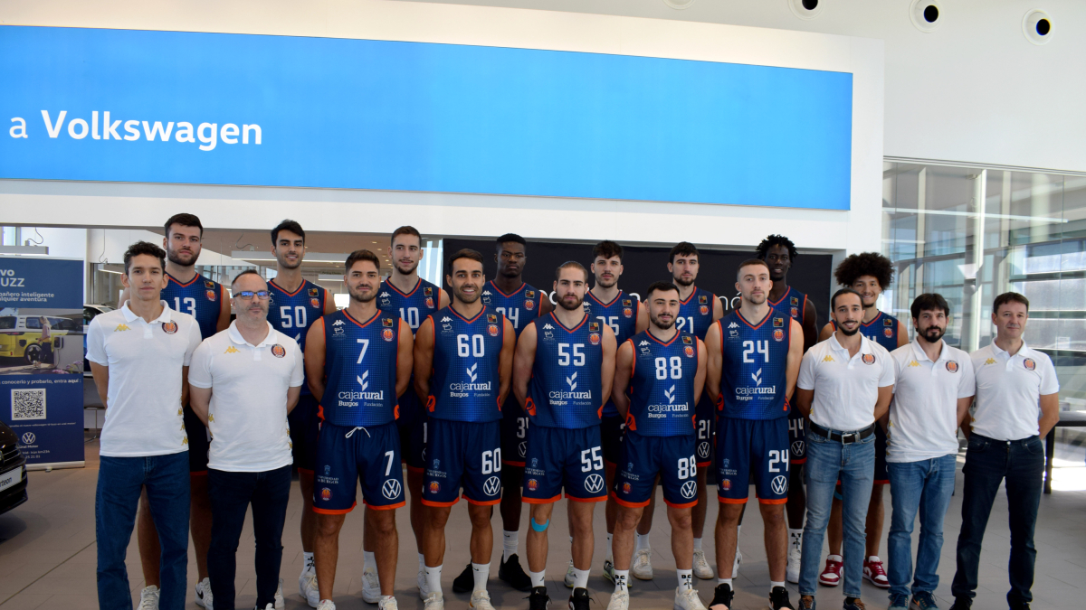 Presentación de la plantilla del Grupo Ureta Tizona Burgos