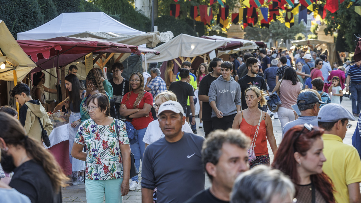 Apertura del mercado medieval de Burgos Cidiano 2023.