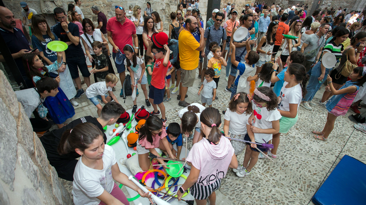 Talleres de Burgos Cidiano celebrados en el Monasterio de San Juan.