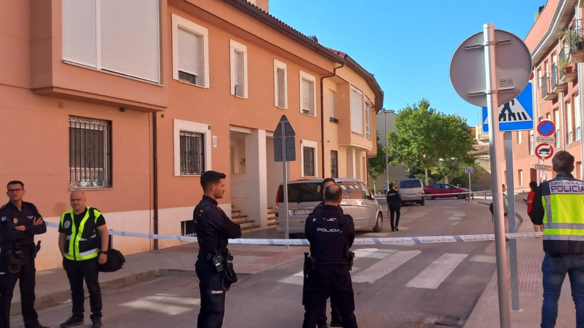 La calle ha sido cortada por seguridad