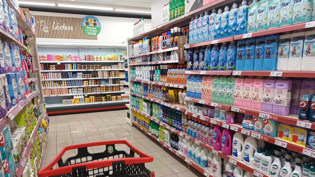 Supermercado de Alcampo en Aranda.