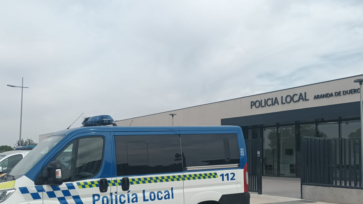 Imagen de la nueva comisaría de la Policía Local de Aranda