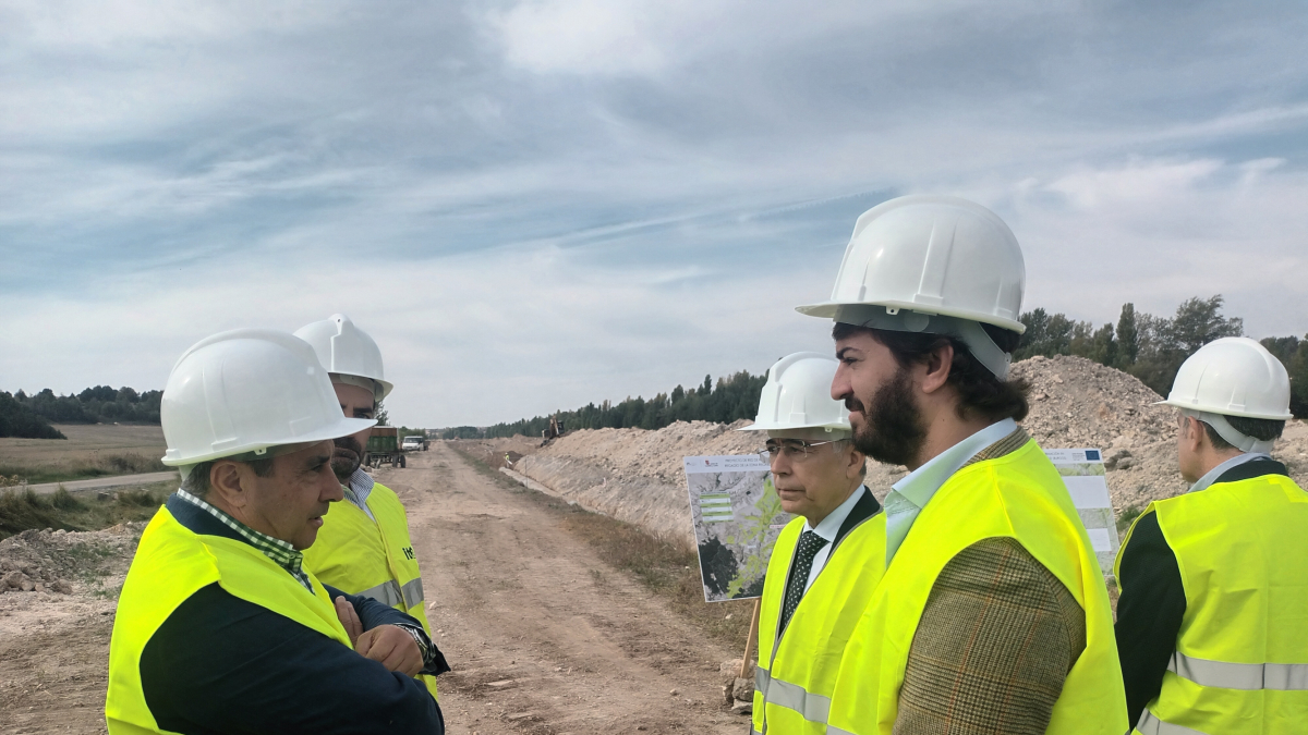 Juan García Gallardo ha visitado las obras en Hontoria de Valdearados
