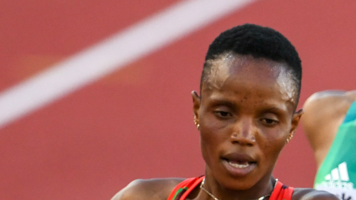 La atleta keniana Beatriz Chebet.