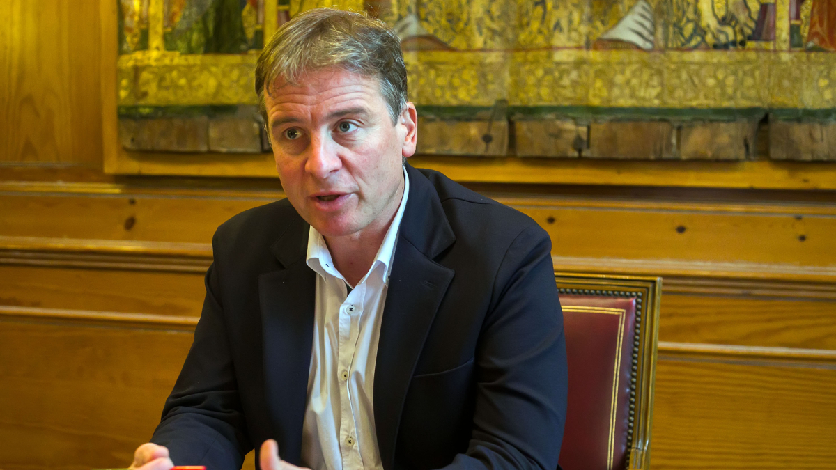Borjas Suárez, presidente de la Diputación de Burgos.