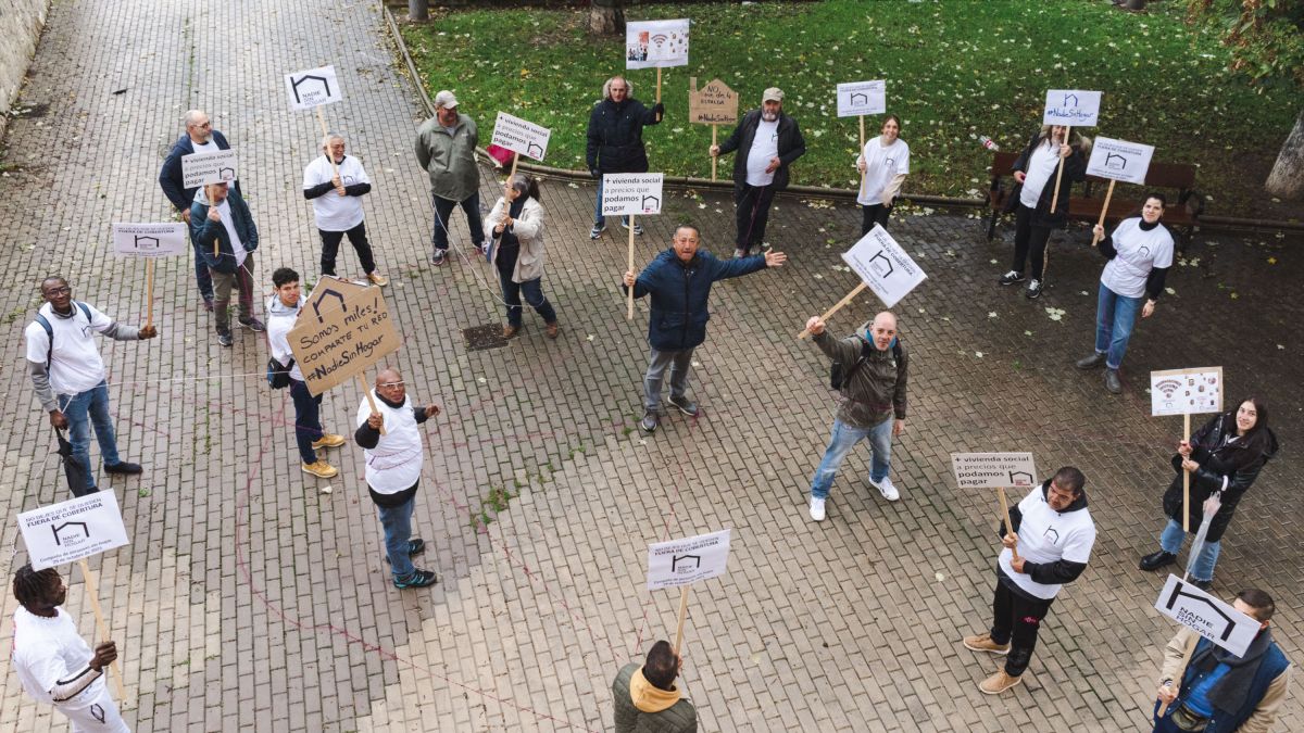 Las personas sin hogar participarán en una manifestación reivindicando atención y visibilización el domingo. A partir de las 12 en el Ayuntamiento de Burgos.