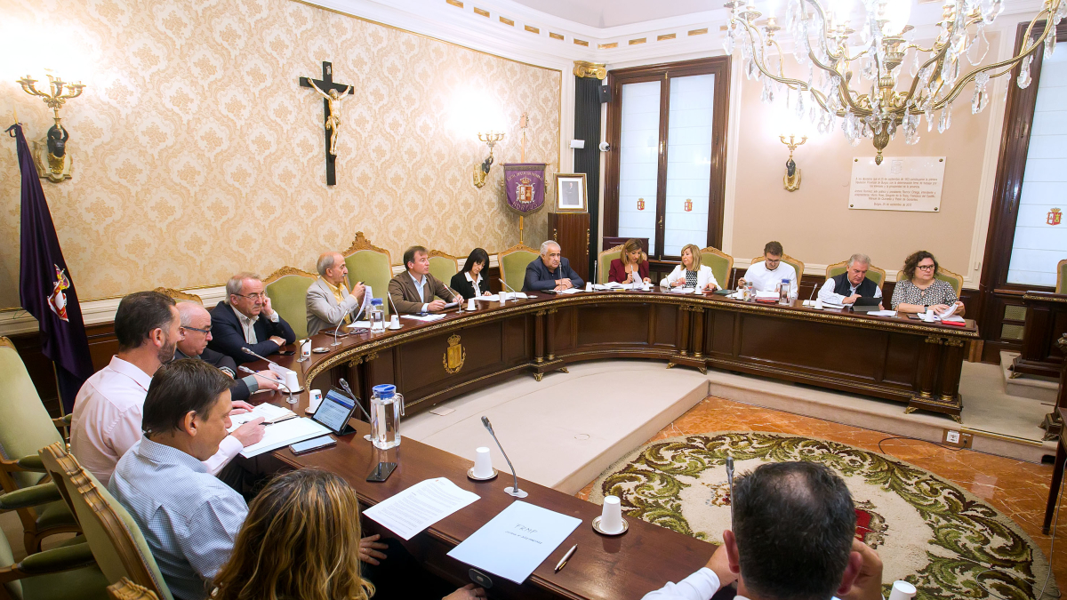 Un momento del Pleno ordinario de la Diputación Provincial.