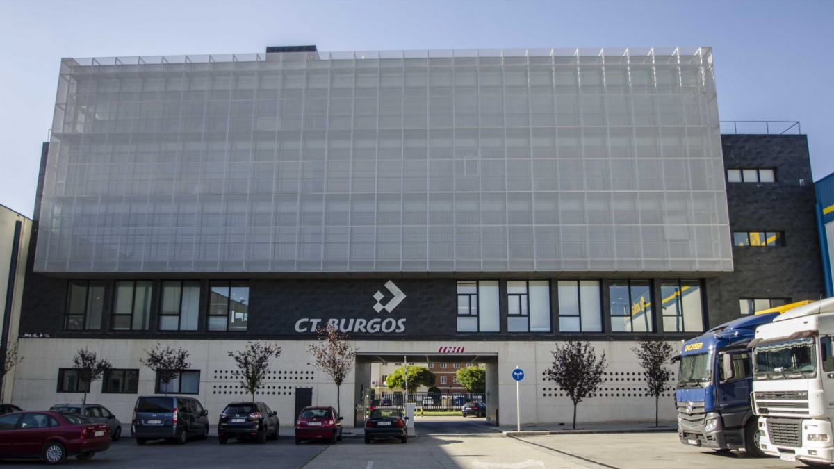 Este es el edificio de oficinas de CT Burgos en Villafría. La inauguración de la ampliación tuvo lugar el pasado mes de marzo con el presidente de la Junta.