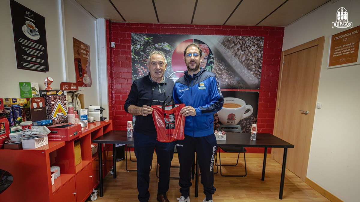 San Pablo Burgos renueva el acuerdo de patrocinio con Cafés Bou.