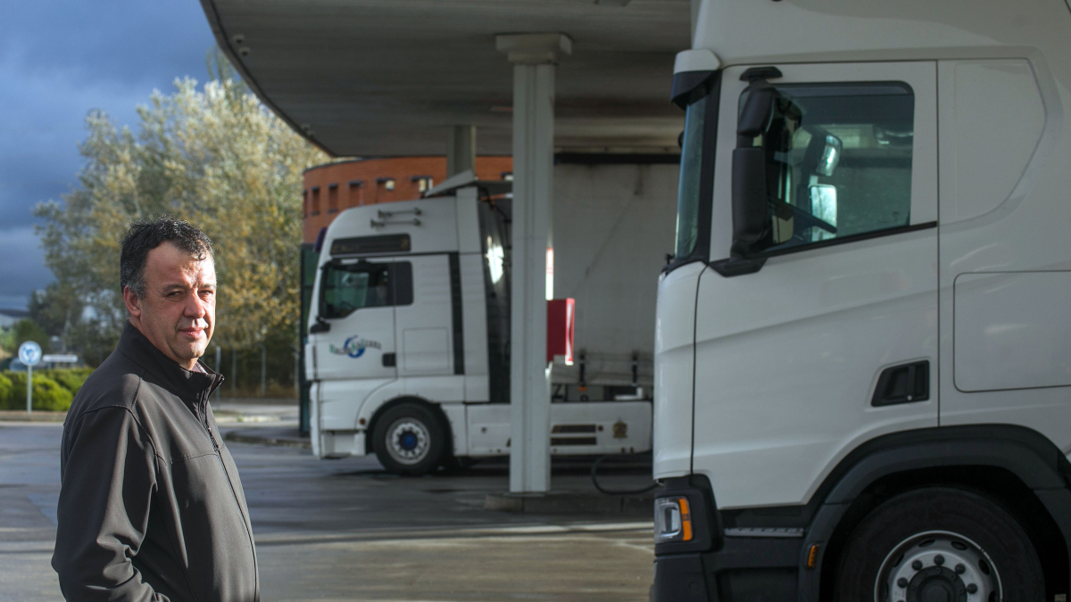 Eduardo Rilova, presidente de la Asociación de Transportistas de Burgos (Asebutra).