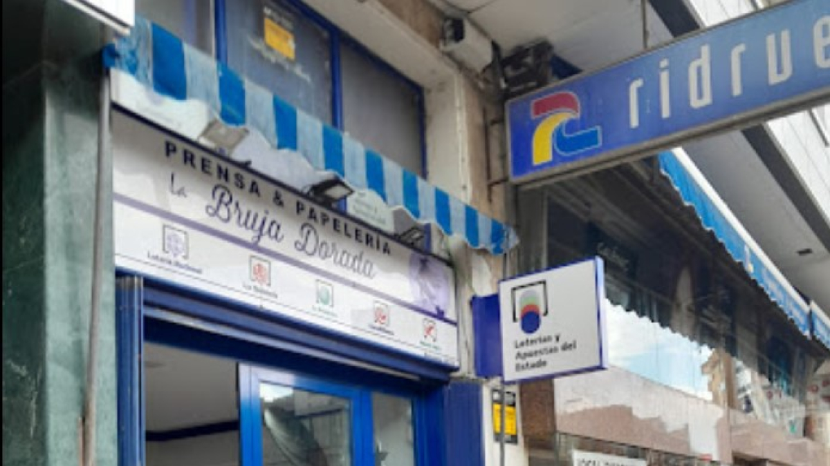 El premio fue vendido en La Bruja Dorada, en la calle Madrid 27.
