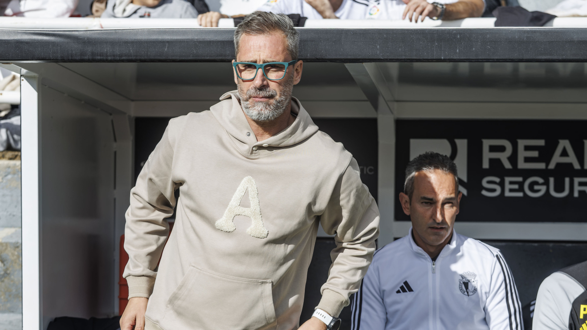 Jon Pérez Bolo, entrenador del Burgos CF.