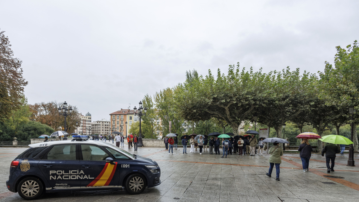 Imagen de un vehículo de Policía Nacional.