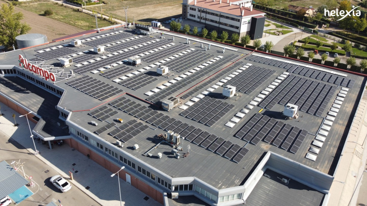 Planta fotovoltaica de Alcampo Aranda