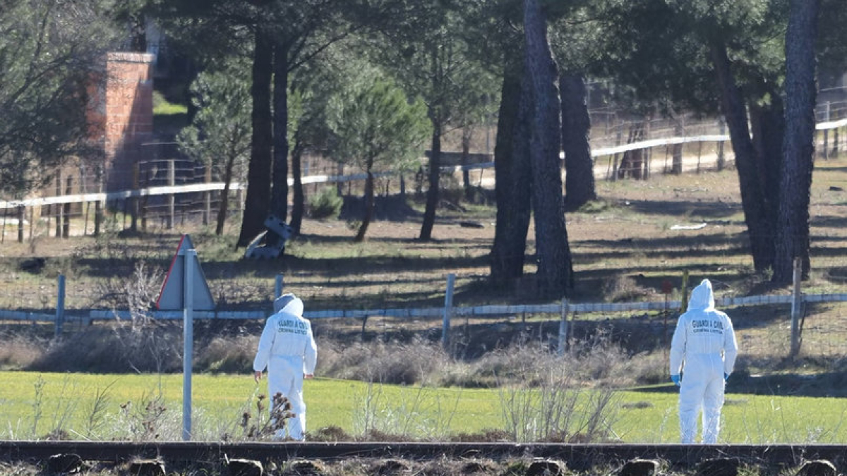 Cuneta en la que apareció el cadáver de Esther Lopez.