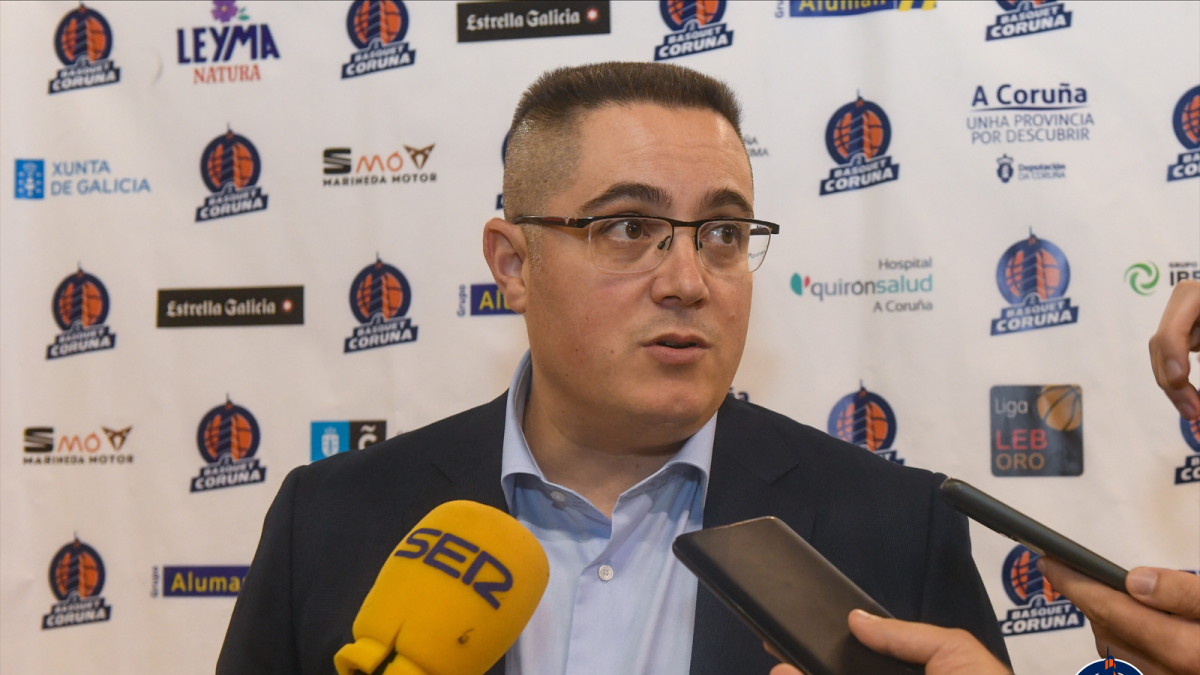 El entrenador del Leyma Coruña, el burgalés Diego Epifanio 'Epi'.