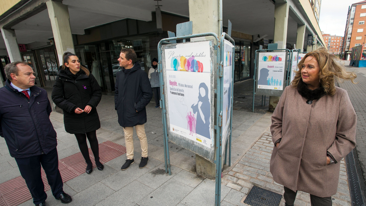 Presentación, en Burgos, de la exposición conmemorativa del 25N.