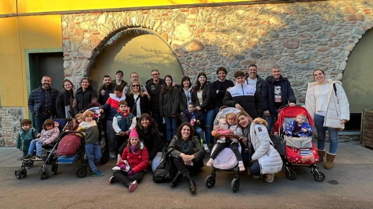 Familias de la Asociación CTNNB1 durante un encuentro a principios de 2023.