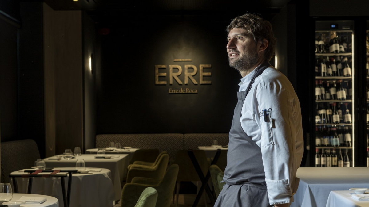 Alberto Molinero, chef de Erre de Roca.
