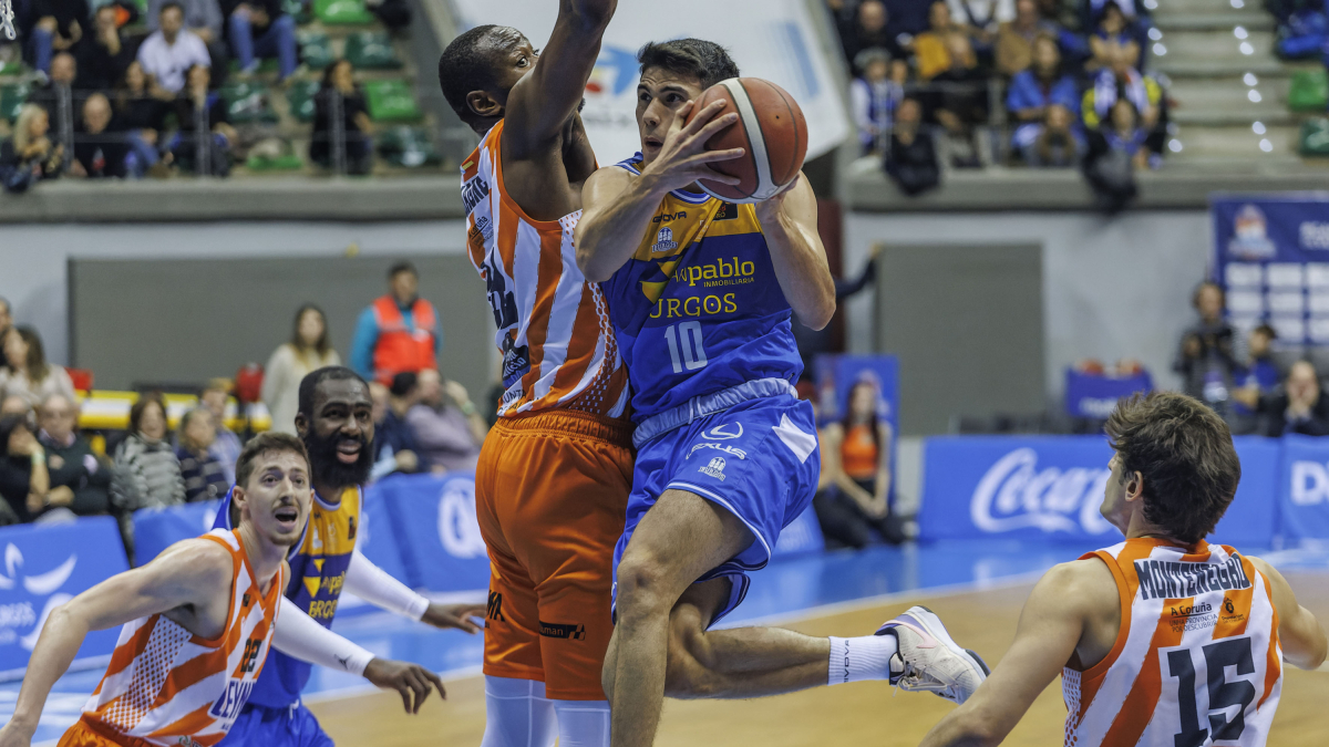 Gonzalo Corbalán, durante el partido contra el Leyma Coruña.