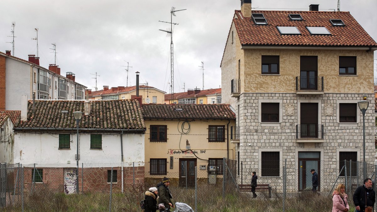 Pueblo antiguo de Gamonal, en la capital burgalesa.