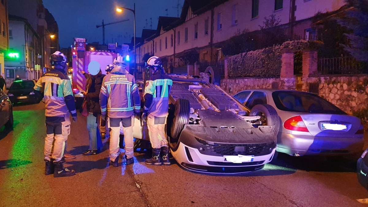 Imagen del vehículo accidentado.