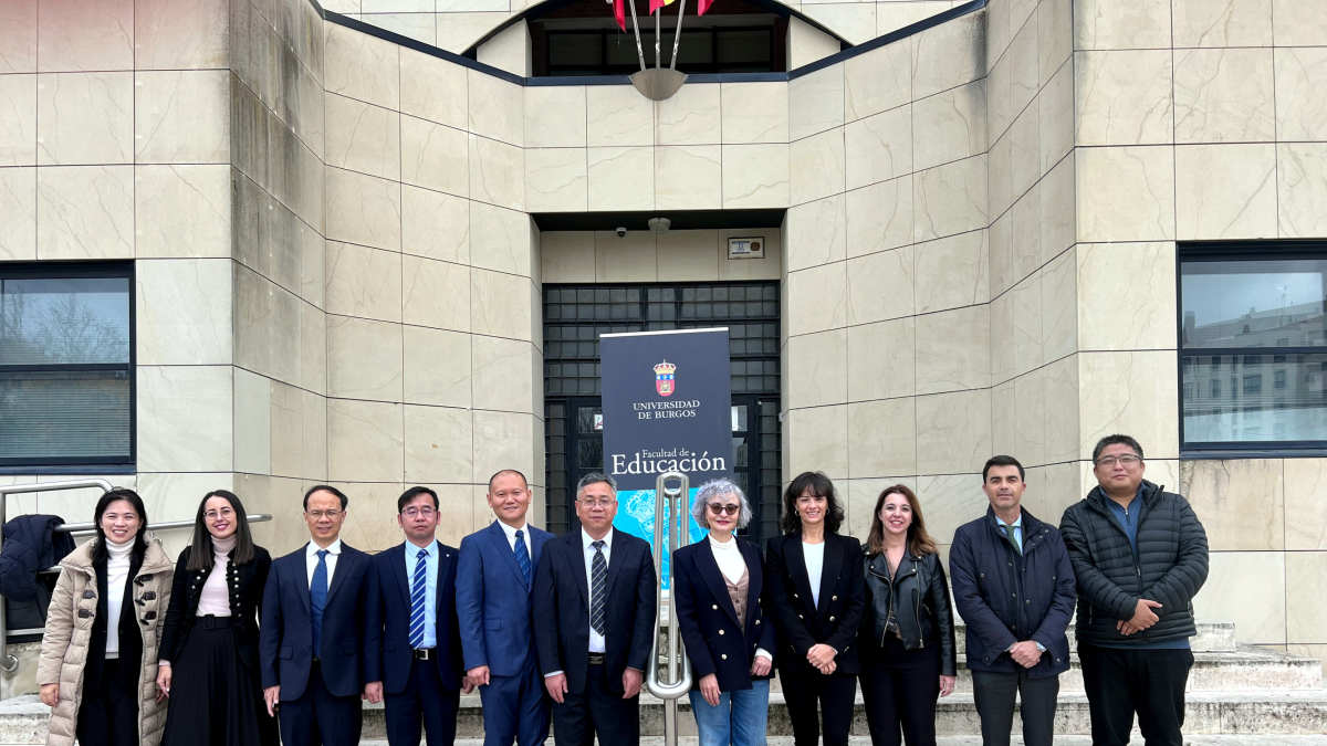 Delegación de la Universidad de Shaoxing.