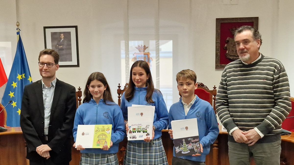 Los tres alumnos del Vera Cruz ganaron todas las categorías del concurso organizado por el Ayuntamiento