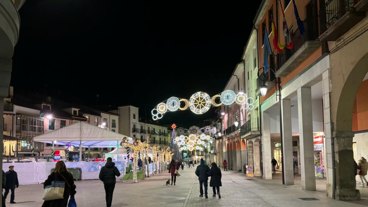 Imagen de la plaza Mayor de Aranda de Duero