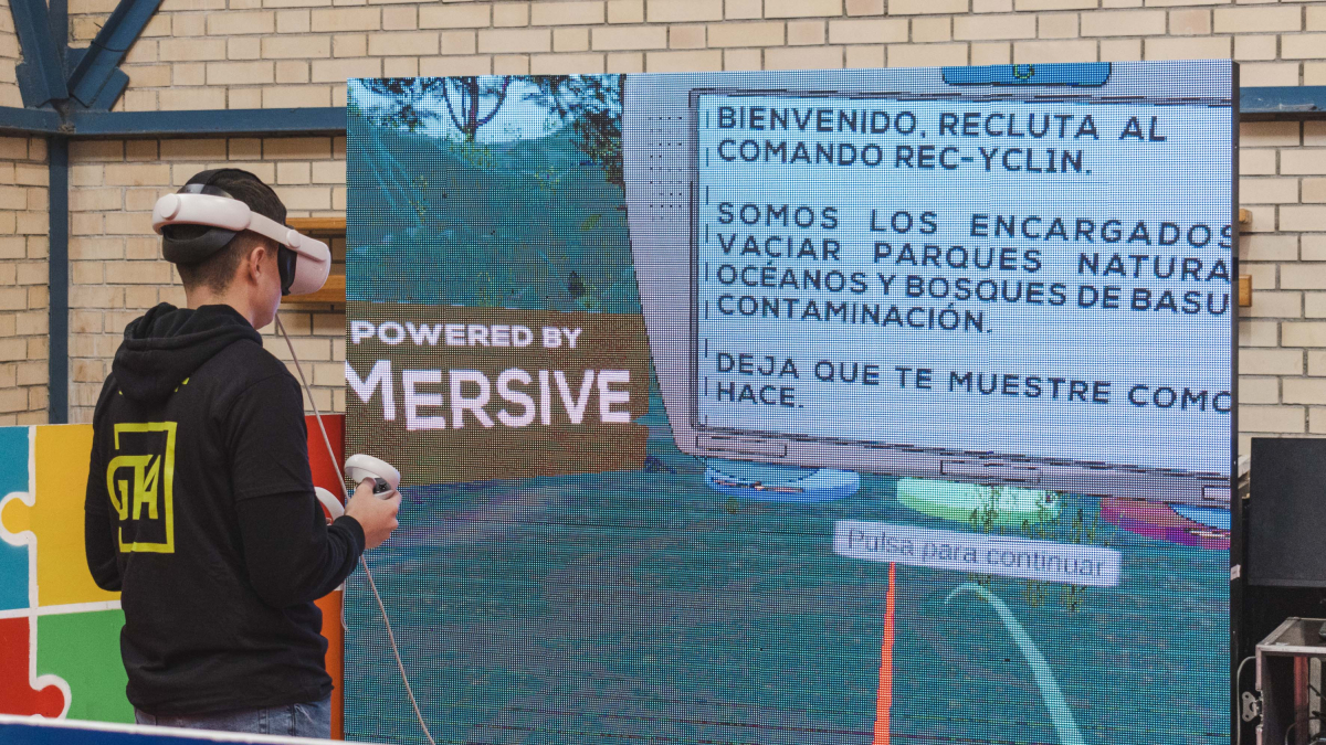 Incluso en los recursos de entretenimiento digital se trabajan conceptos de sostenibilidad.