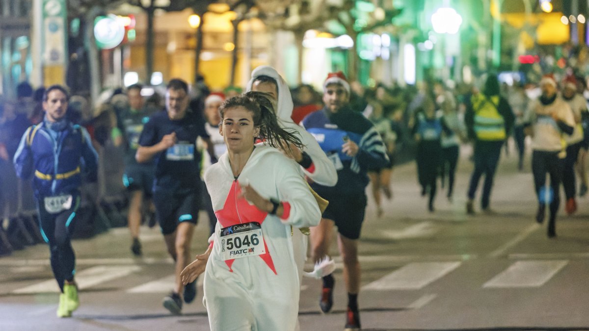 Corredores en la San Silvestre Cidiana de 2023.