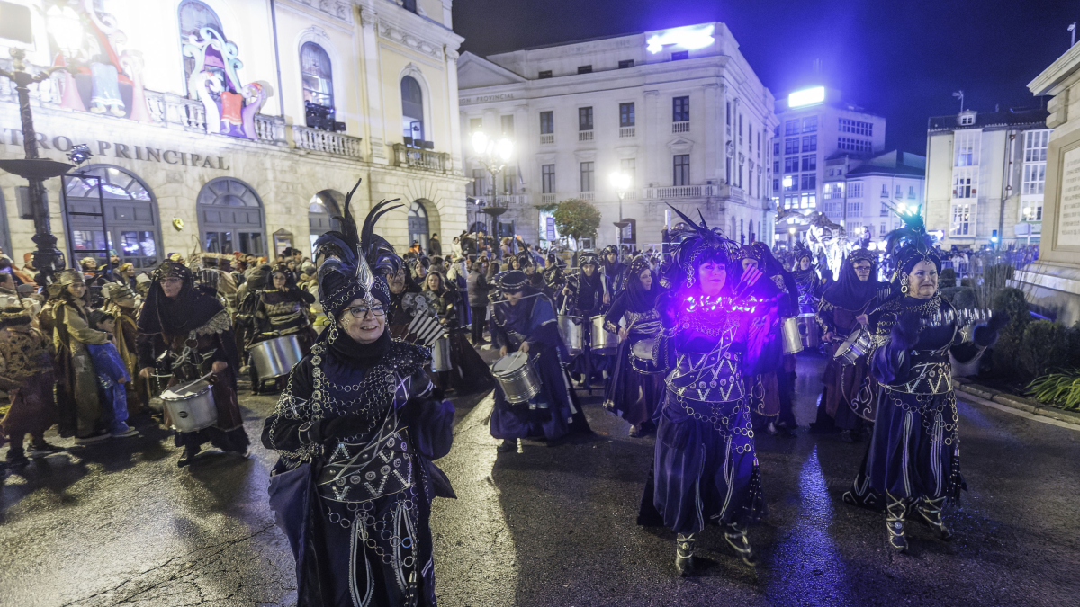 Cabalgata de los Reyes Magos en Burgos 2024.