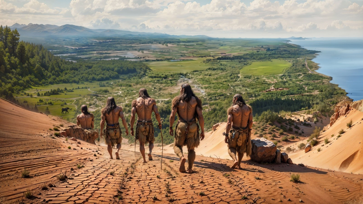 Los Homo sapiens abandonaban una madre tierra africana cada vez más seca por un nuevo territorio más verde y con más recursos.