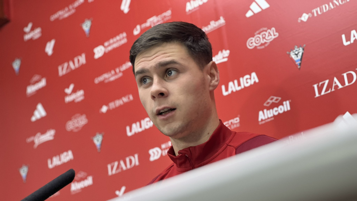 Sergio Barcia, durante la rueda de prensa.