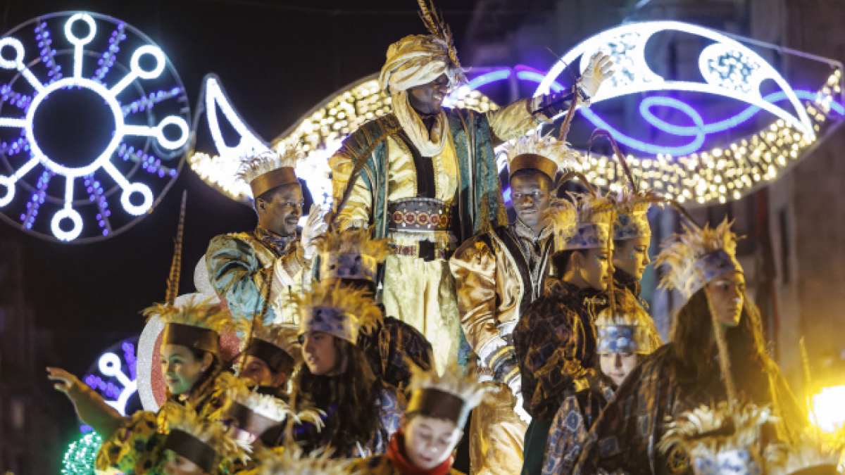 Instante de la Cabalgata de Reyes.