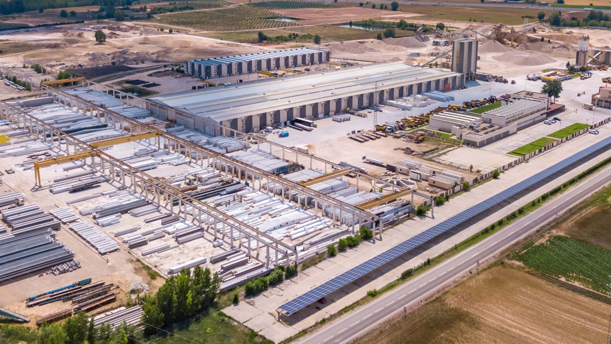 Imagen de la fábrica Artepref de Aranda de Duero