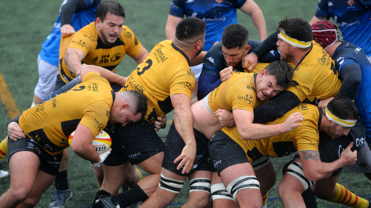 Imagen del partido entre el Recoletas Buros Caja rural y Santboiana.