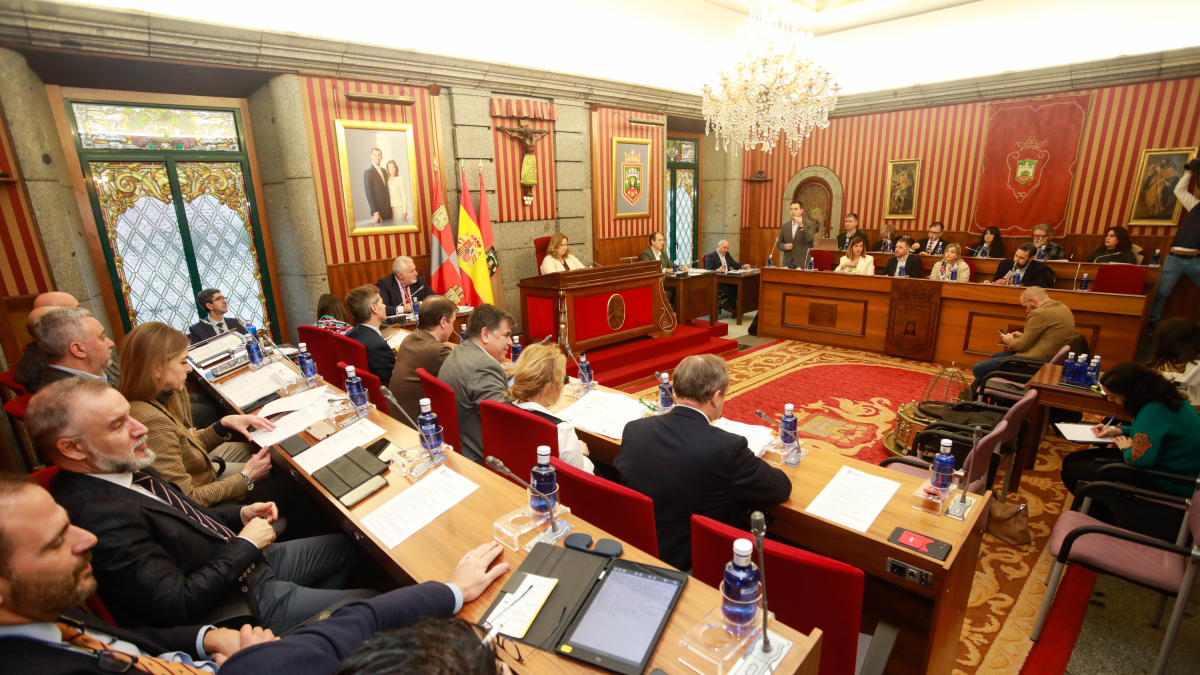 Instante del Pleno ordinario del mes de enero.