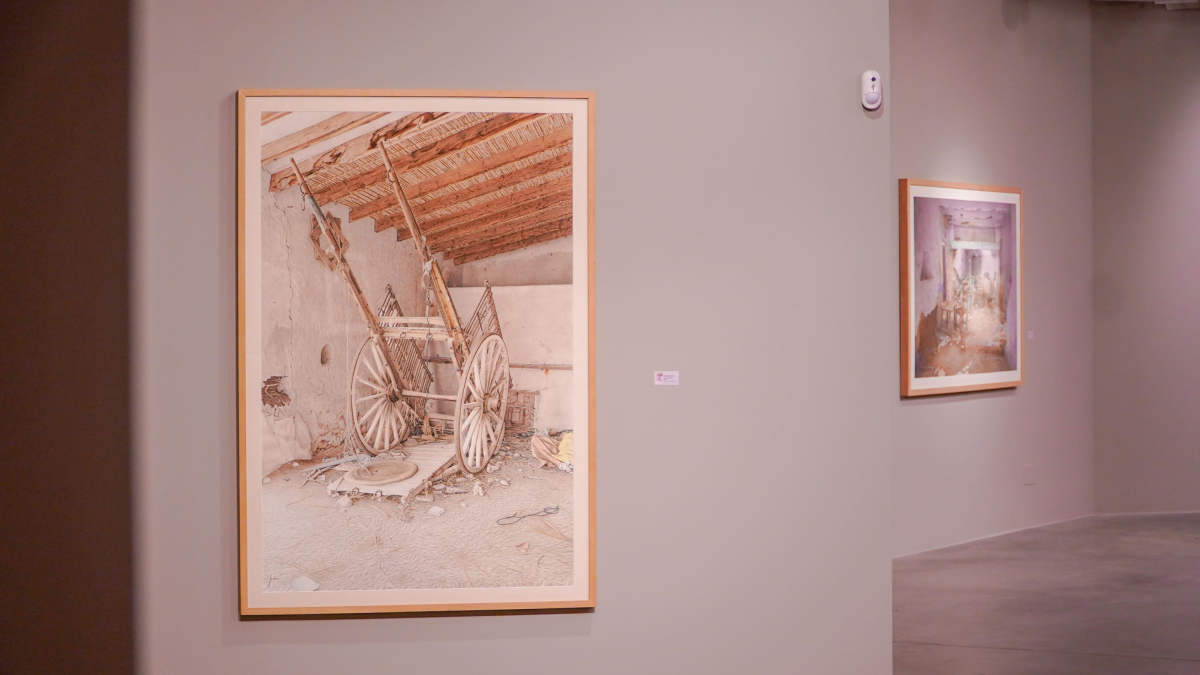 Imagen de la exposición de Saorin.