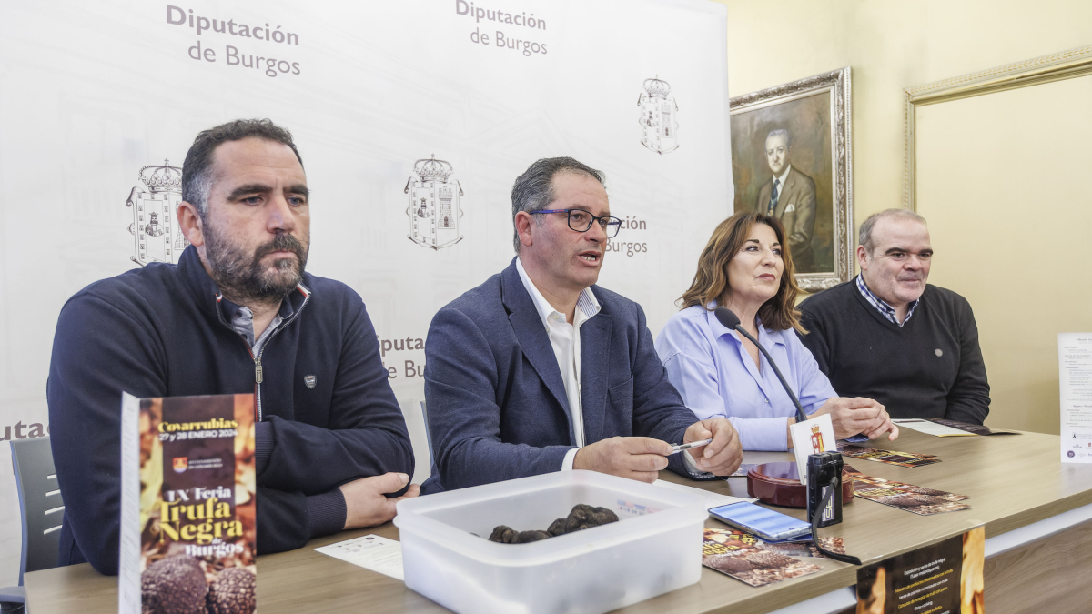 Presentación de la Feria de Trufa Negra de Burgos.